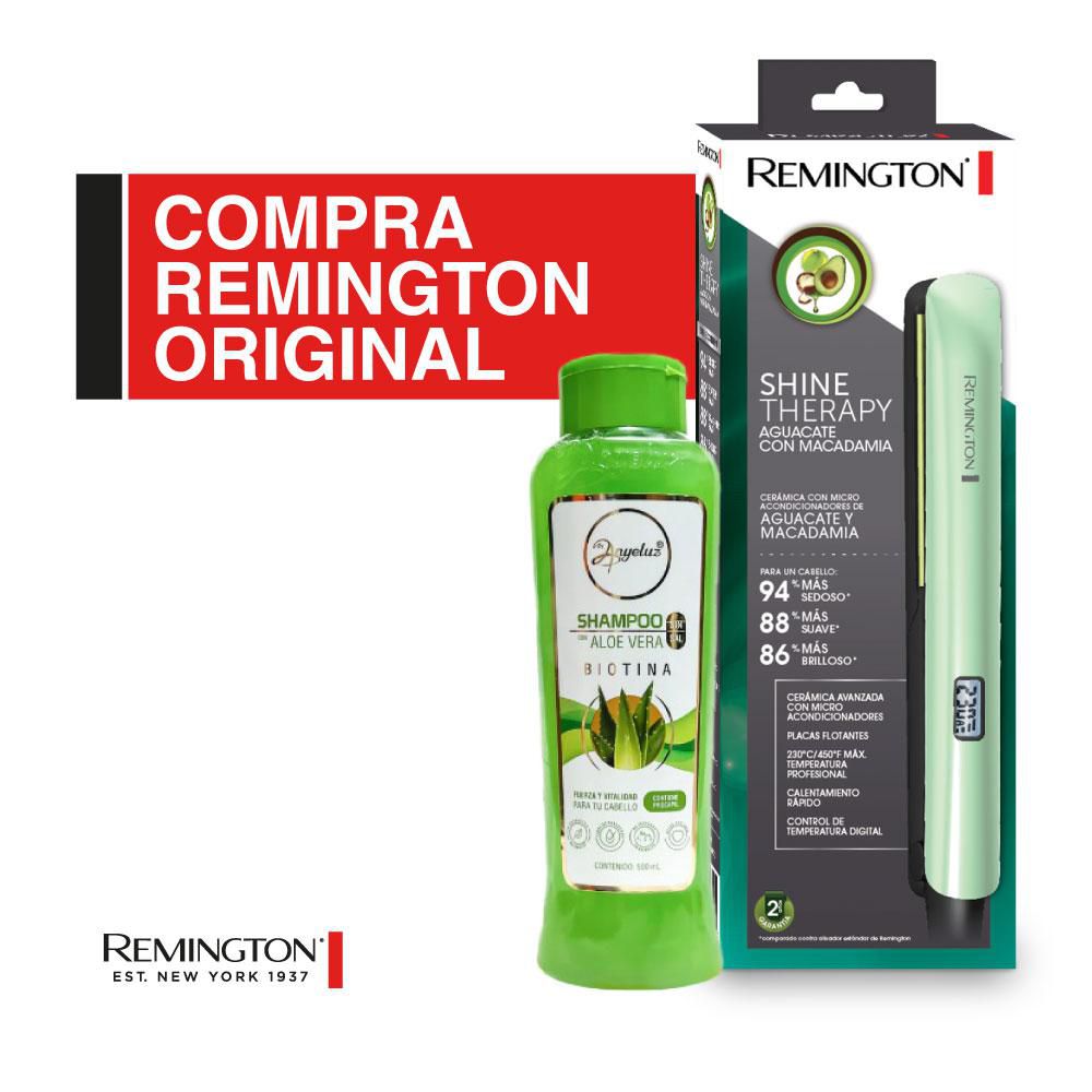 Plancha Alisadora Aguacate+Sha REMINGTON S9960SHAMPOO24
