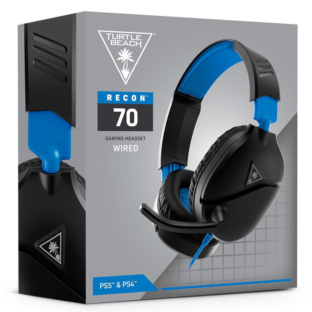 Audífonos Diadema Ps5 Gaming  Recon 70P Black Negro y Azul img #6