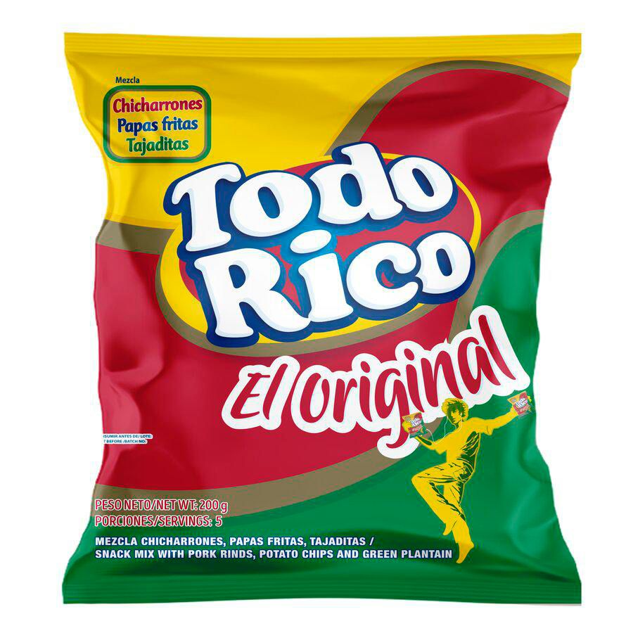 Teody Rico exito.com | Mezcla TODO RICO Chicharrones Papas Fritas Taja (200