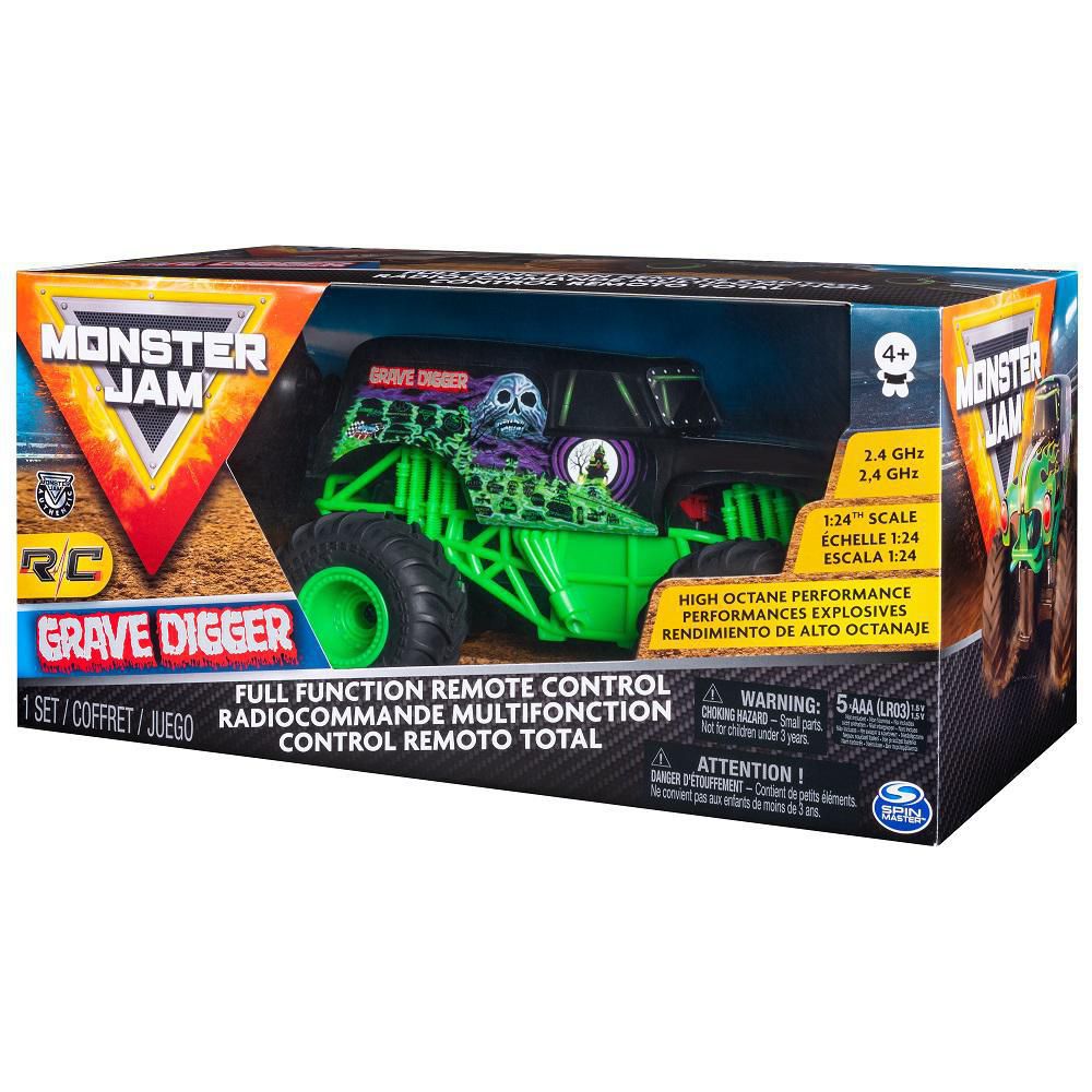 Carro a control remoto BOING TOYS Monster JAM Grave Digger Esc. 1:24 img #1