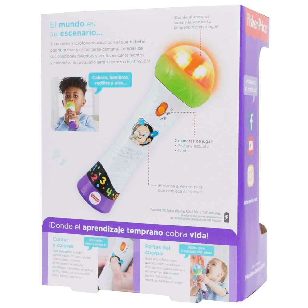Juguete para bebes Micrófono Graba y Canta FISHER PRICE img #6