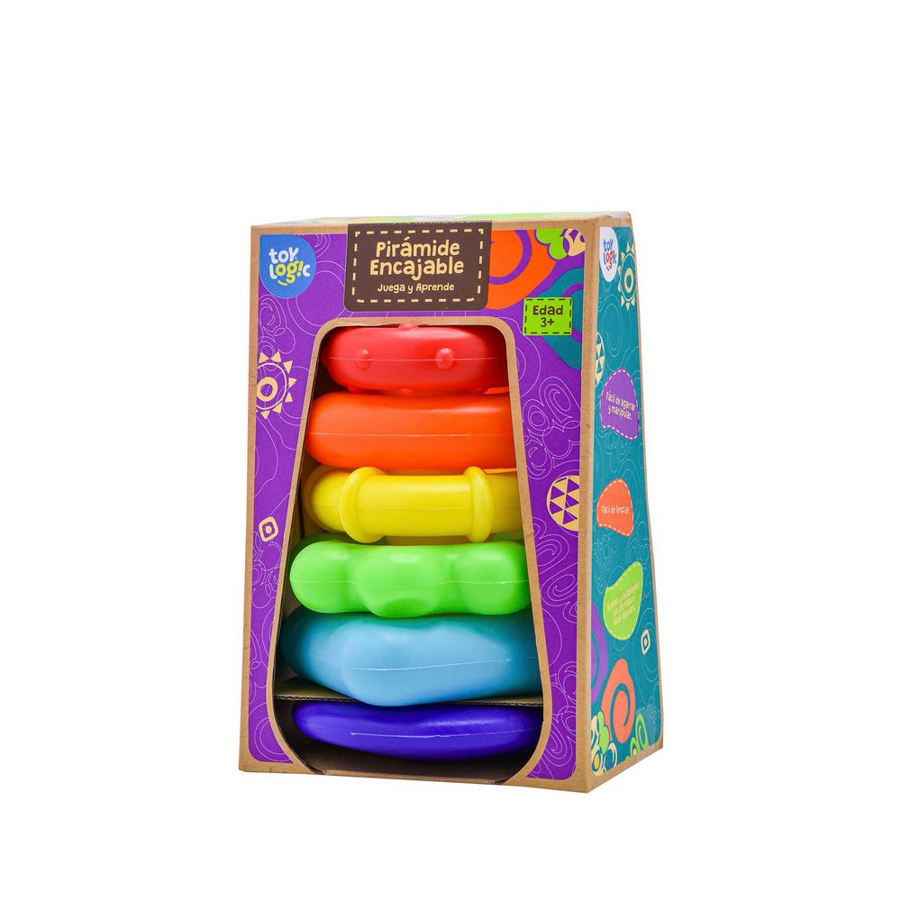 Pila de Aros para bebé Didáctico TOY LOGIC img #1