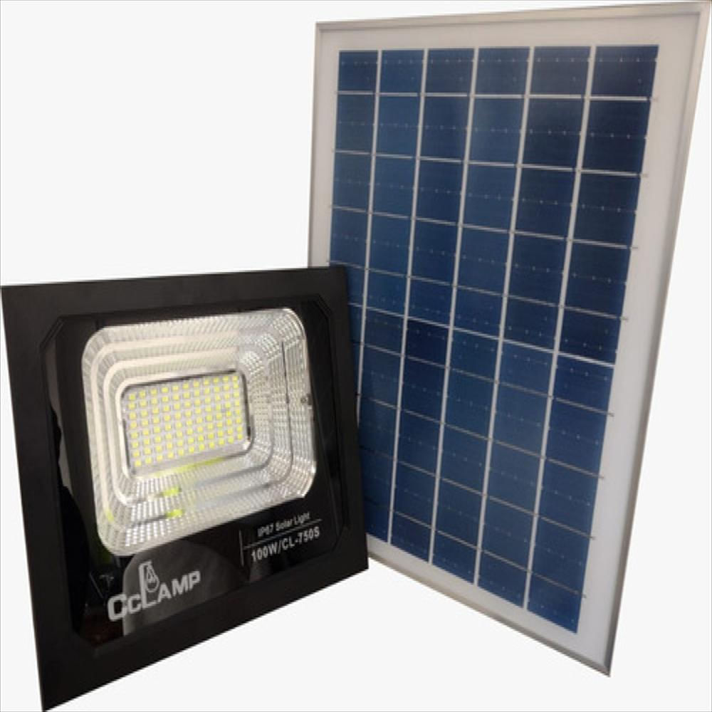 Reflector Lampara Led 200W Panel Solar 16W Alta Eficiencia