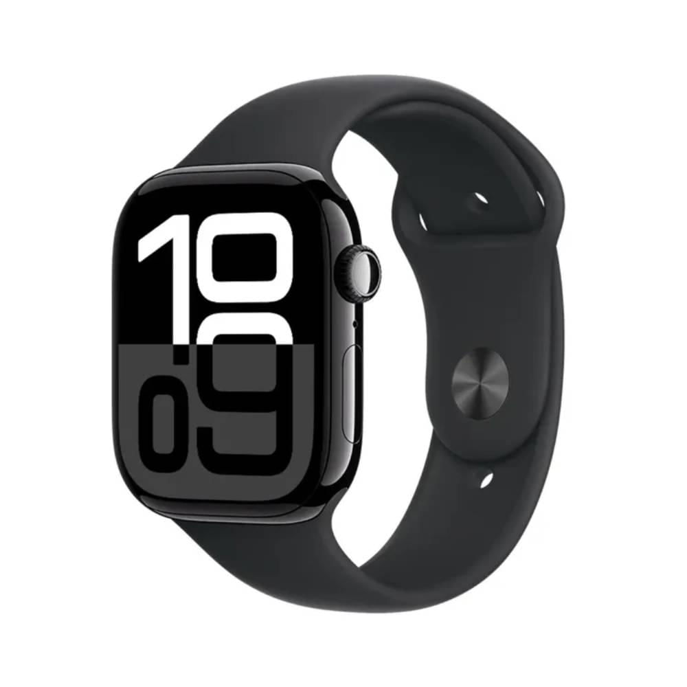 Apple Watch Series 10 Gps 42Mm Aluminio Negro Azabache Correa Deportiva S/M Negra