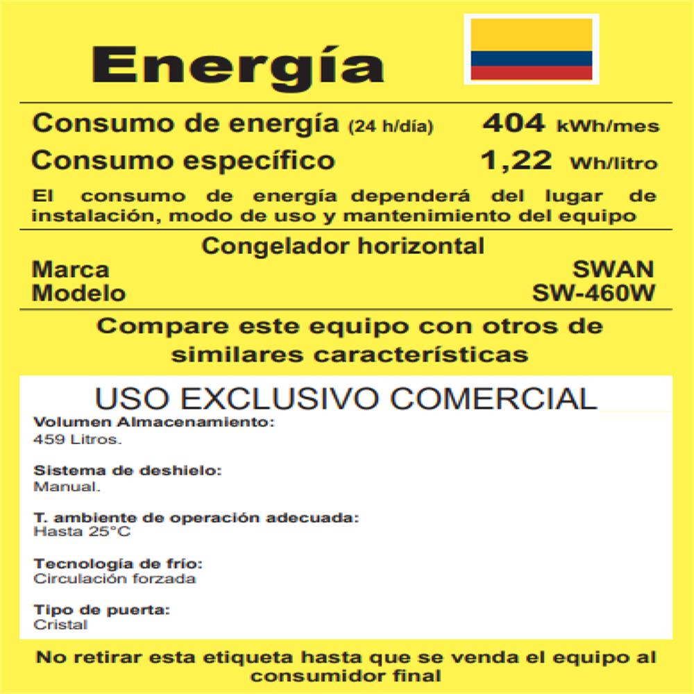 Congelador Swan Cvv 460L img #2
