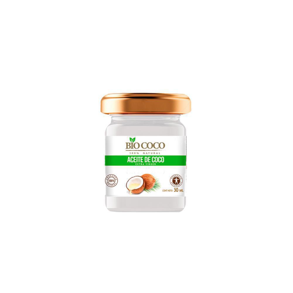 Aceite De Coco Orgánico Extra Virgen 30 Ml