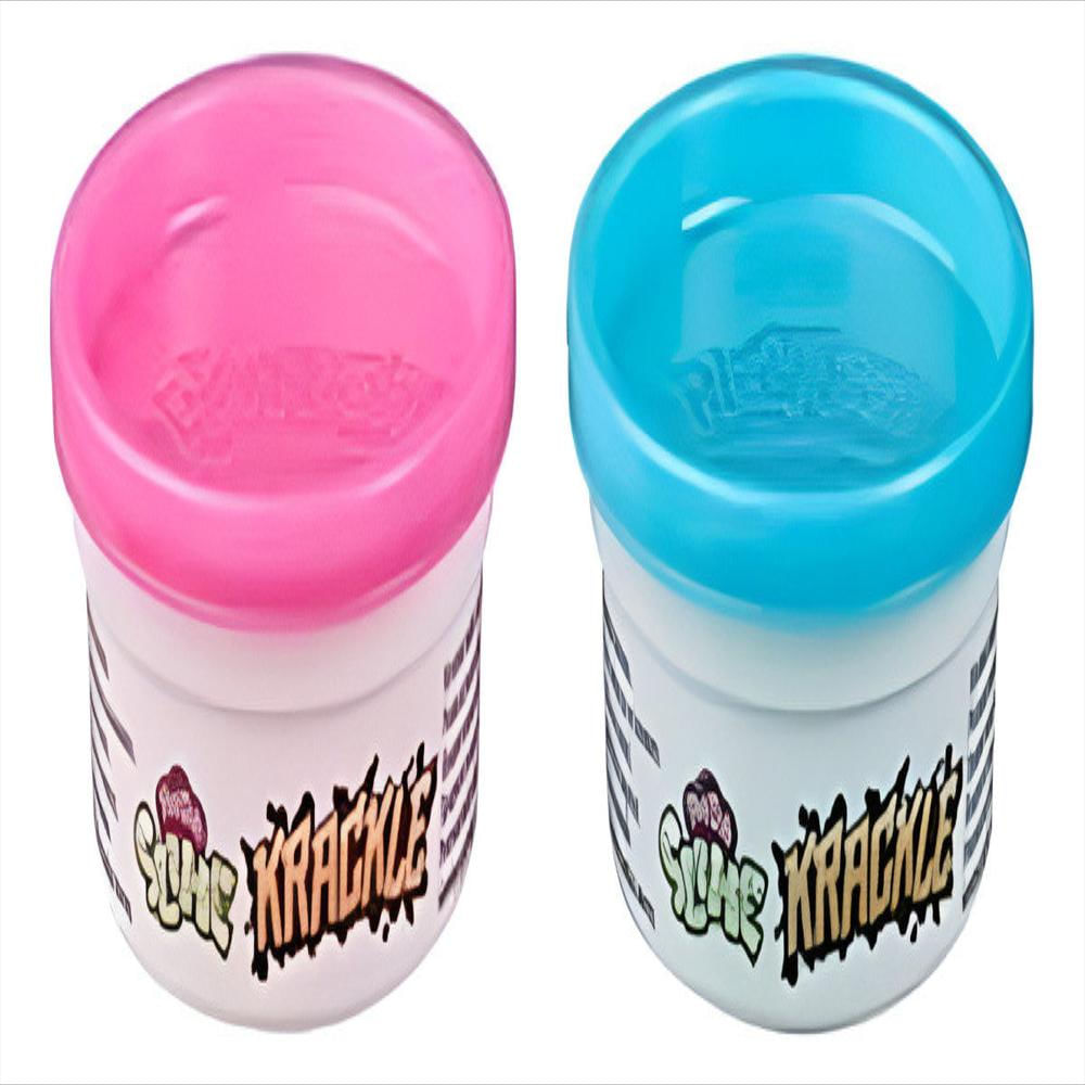 Masa Moldeable Play Doh Slime Krackle X2 Latas 99G Rosado/Azul img #2