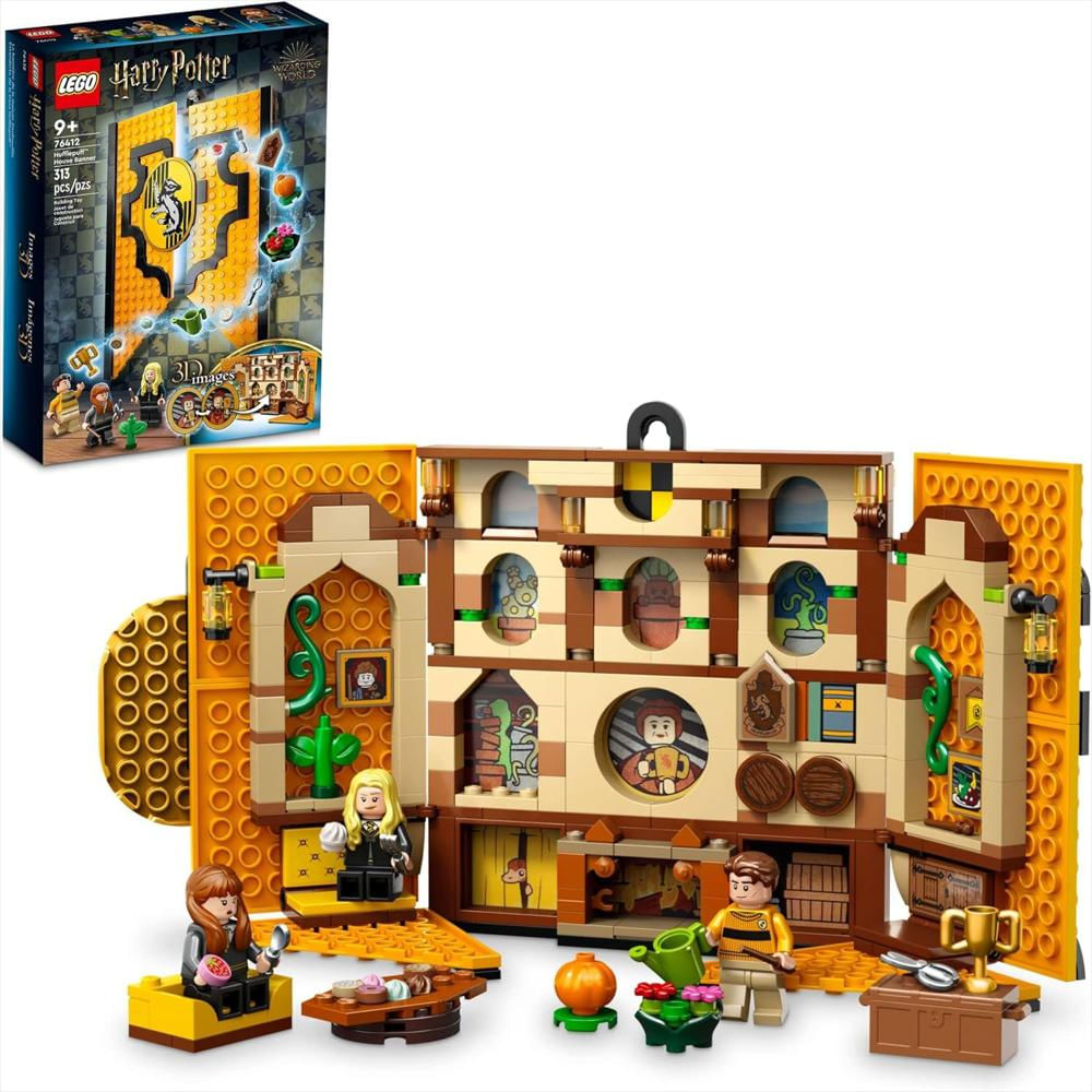 Lego Harry Potter Hufflepuff House Banner 76412 Hogwarts Castle Common Room, Decoración De Pared img #1