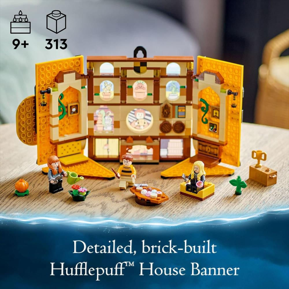 Lego Harry Potter Hufflepuff House Banner 76412 Hogwarts Castle Common Room, Decoración De Pared img #2