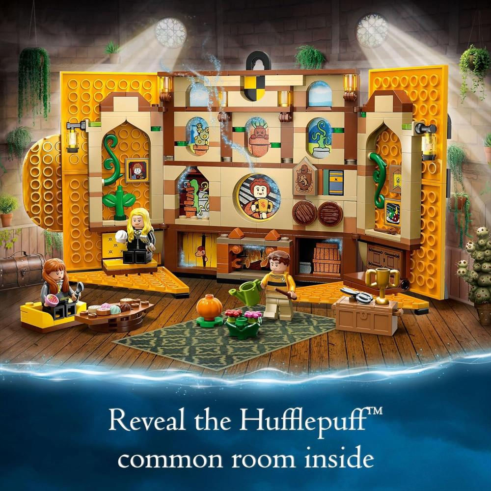 Lego Harry Potter Hufflepuff House Banner 76412 Hogwarts Castle Common Room, Decoración De Pared img #3