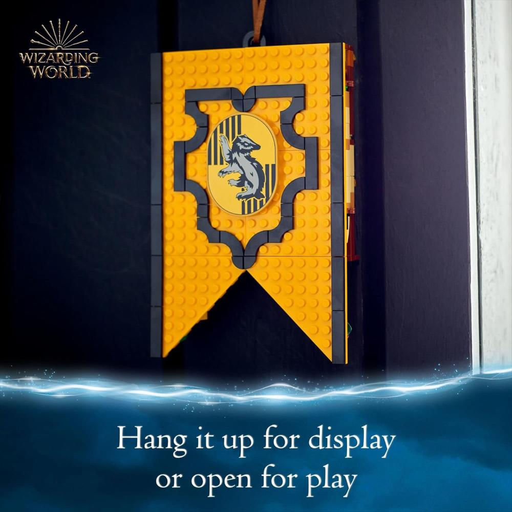 Lego Harry Potter Hufflepuff House Banner 76412 Hogwarts Castle Common Room, Decoración De Pared img #5