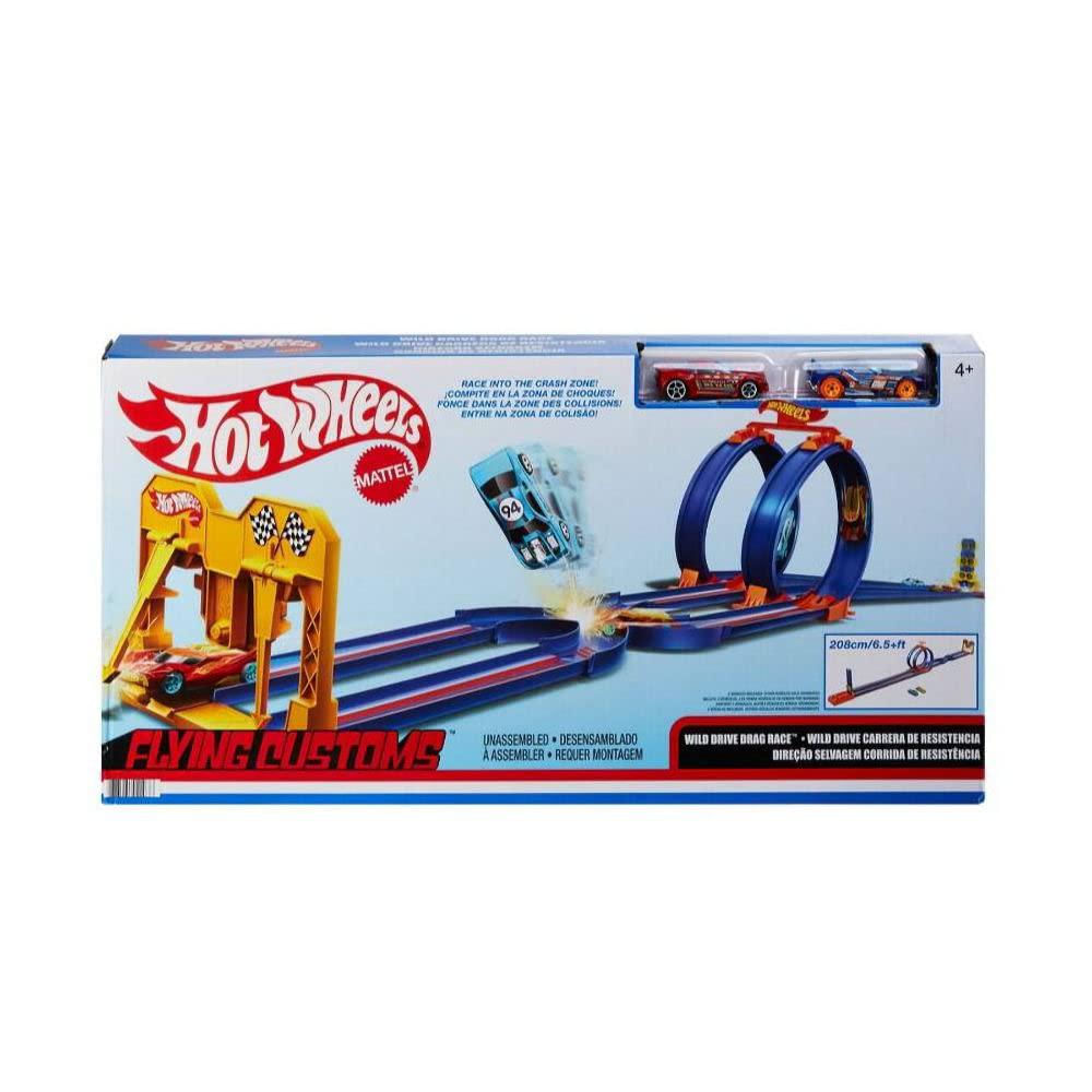 Pista Hot Wheels Ultra Hots Conducción Salvaje Drag Trackset img #1