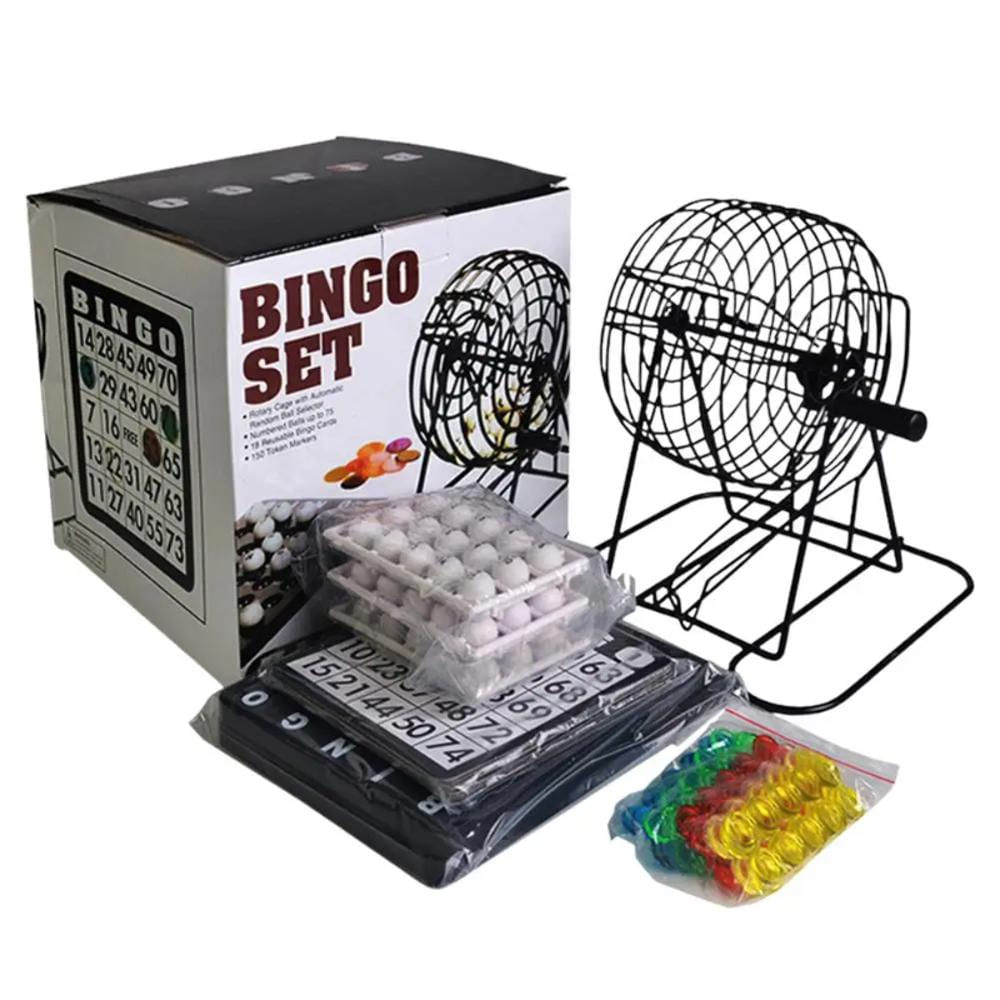 Bingo Juego Mesa Balotas Entretenimiento Balotera X 18 Tablas