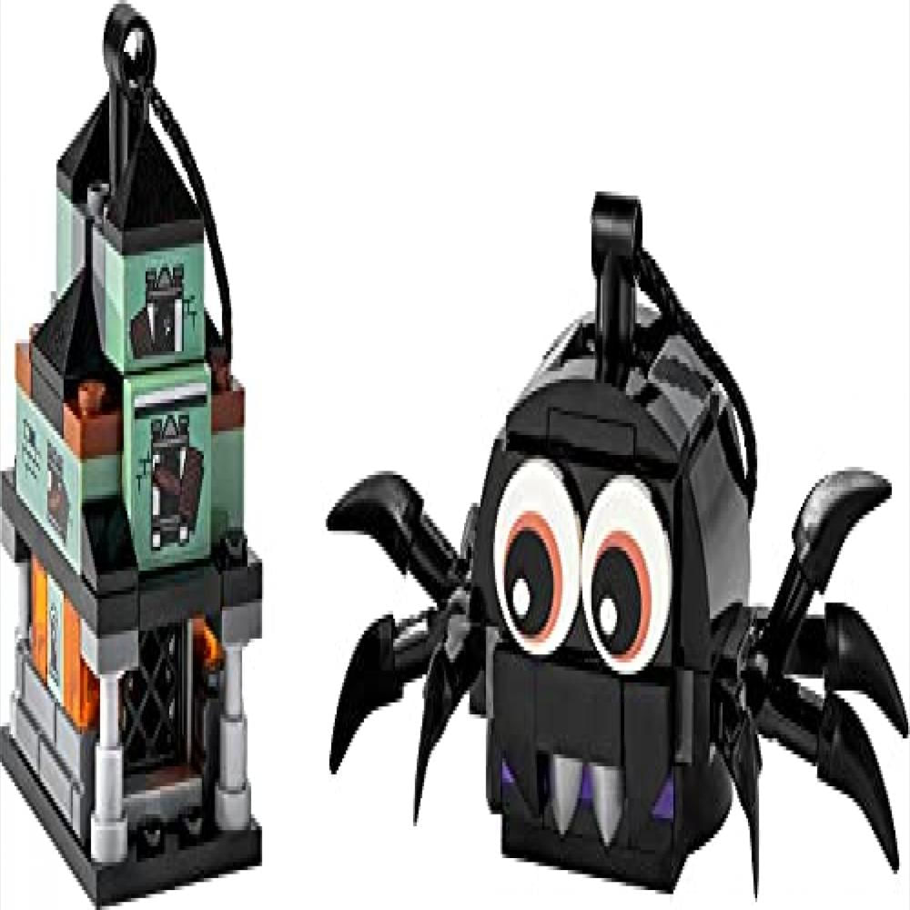 Set Construcción Lego Halloween Spider And Haunted House 132 Piezas Modelo img #2