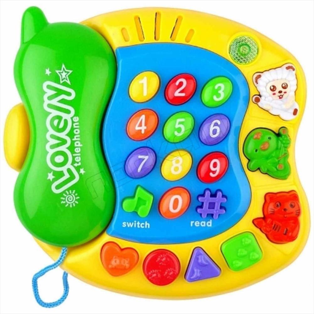 Teléfono Celular Juguete Musical Animales Bebe Niño +Bateria