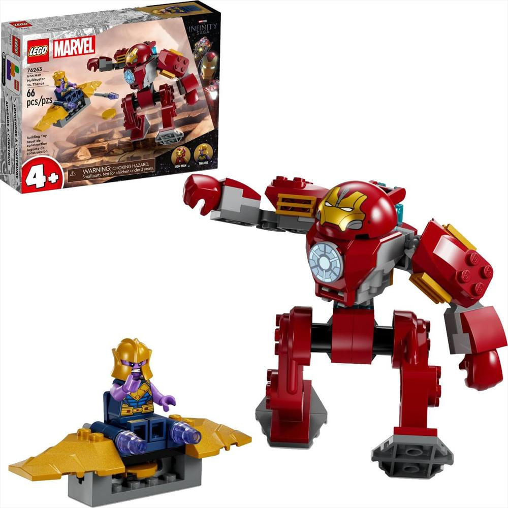 Set De Construcción Lego Marvel Iron Man Hulkbuster Vs. Thanos 66 Piezas Modelo img #2