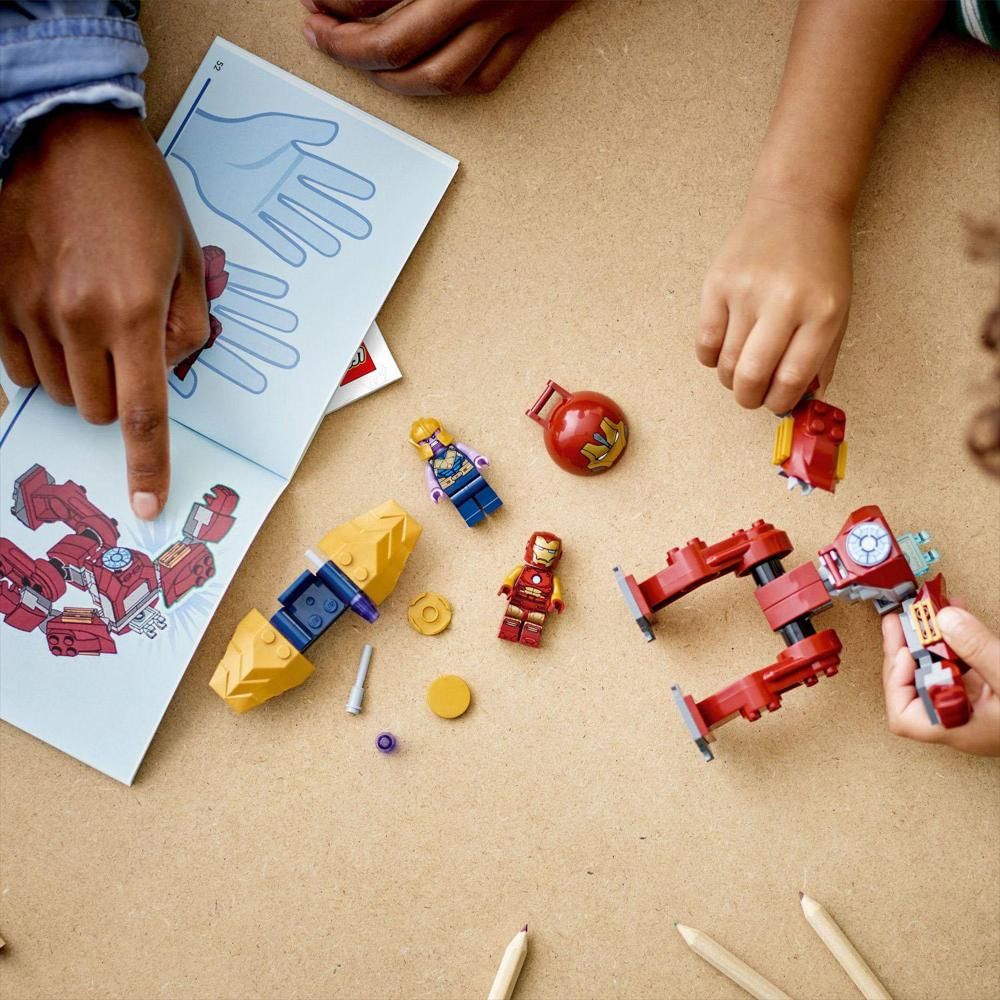 Set De Construcción Lego Marvel Iron Man Hulkbuster Vs. Thanos 66 Piezas Modelo img #3