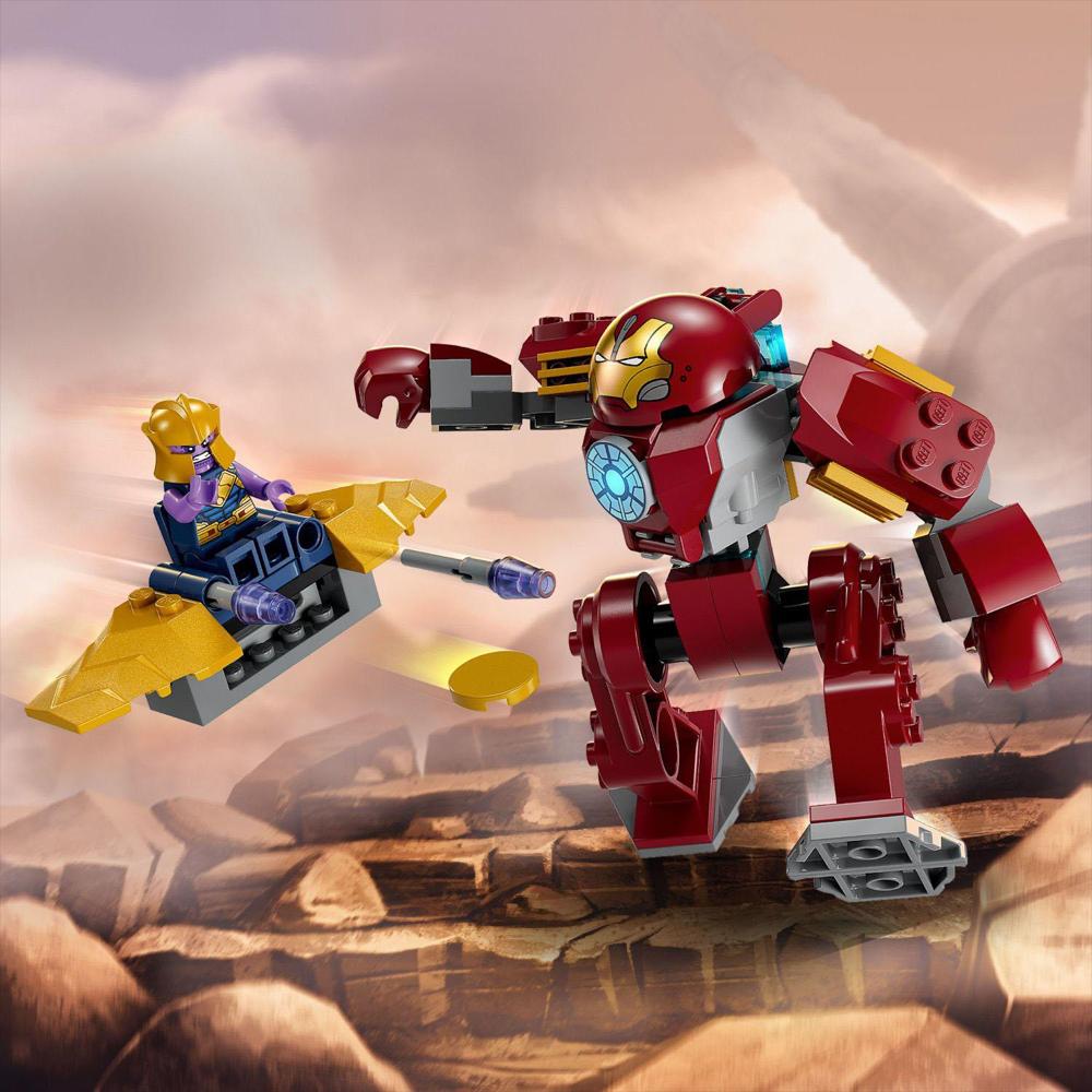Set De Construcción Lego Marvel Iron Man Hulkbuster Vs. Thanos 66 Piezas Modelo img #4