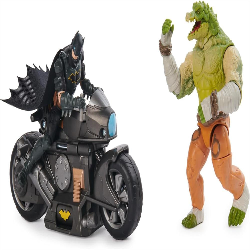 Batcycle Transformable 2 En 1 De Batman – De Moto A Planeador, Compatible Con Figuras De 30 Cm, Juguete De Acción Para Niños +4 Años