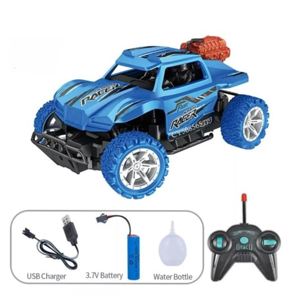Carro Coche Monster Racer Todoterreno Mfc 4X4 Control Remoto Azul img #1