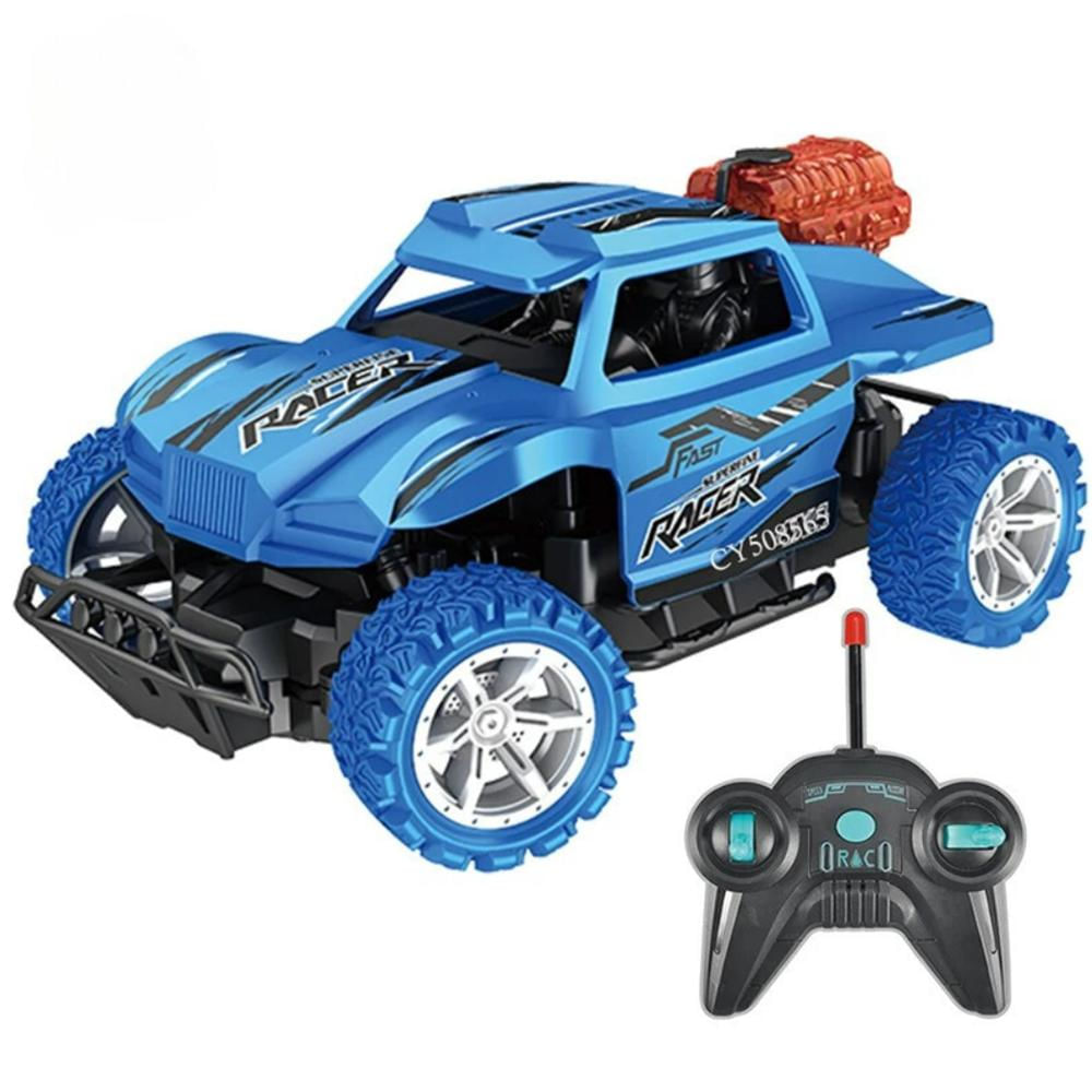 Carro Coche Monster Racer Todoterreno Mfc 4X4 Control Remoto Azul img #3