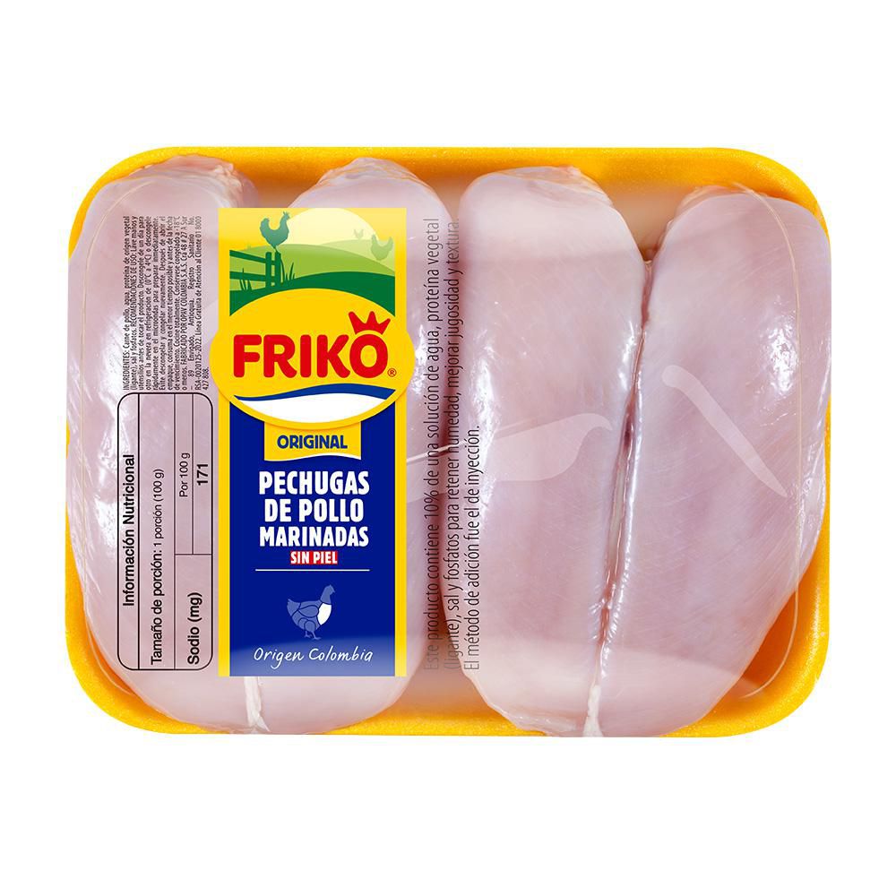 Pechuga de pollo FRIKO HF sin piel congelada