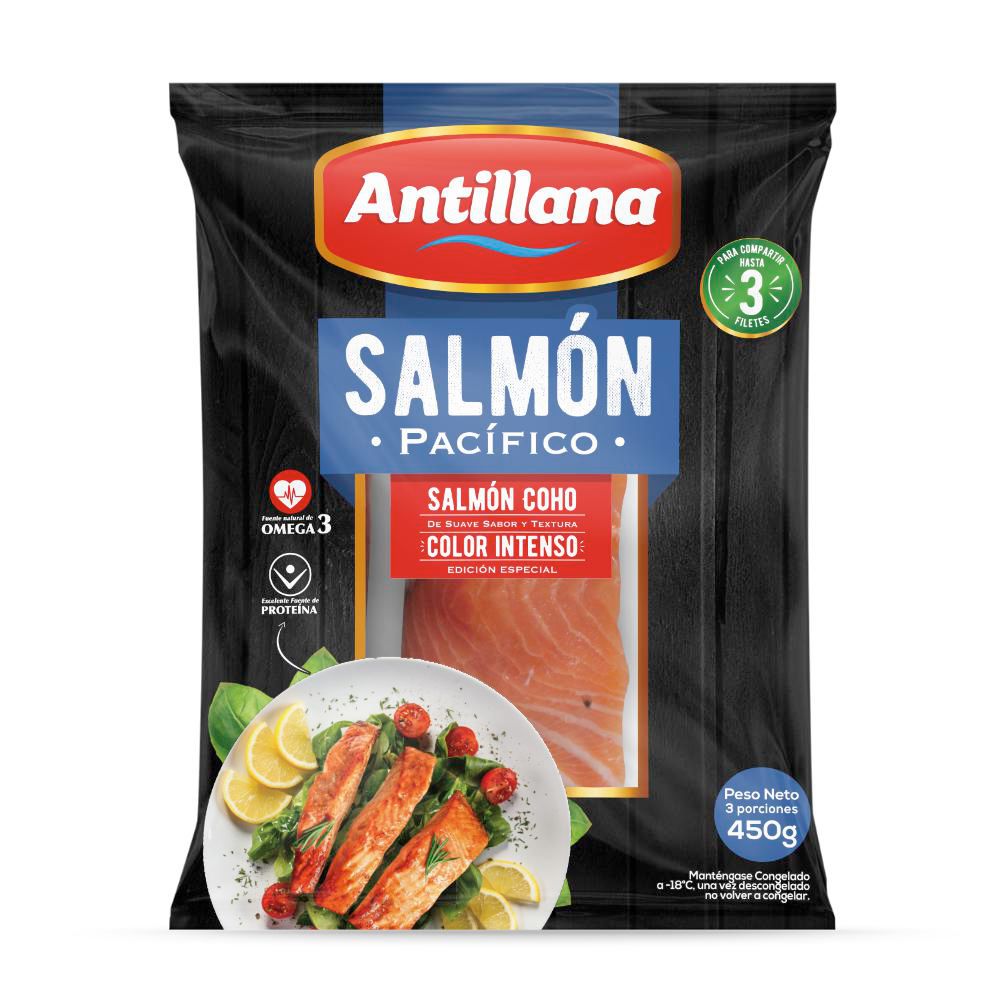Salmón en filete ANTILLANA pacífico (450 gr)