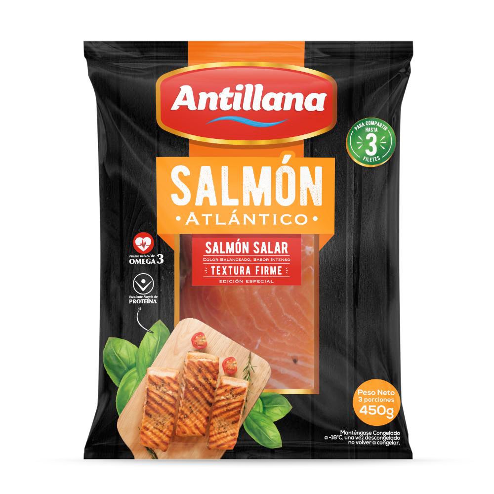 Salmón en filete ANTILLANA atlántico (450 gr)