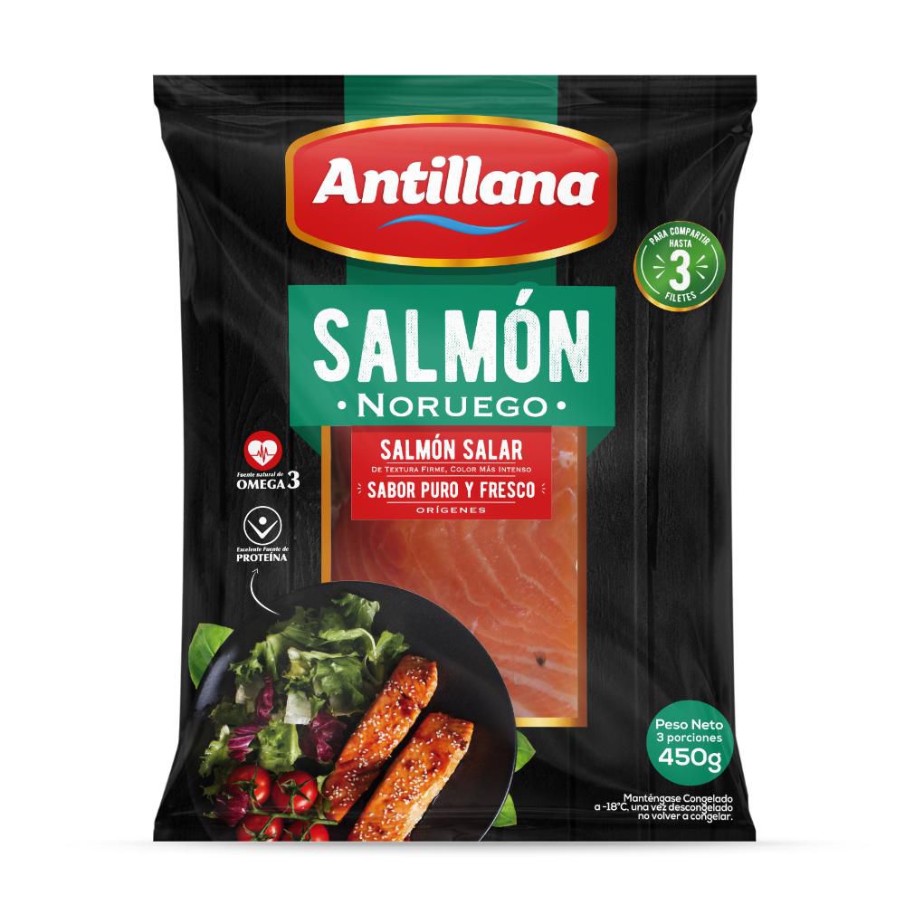 Salmón en filete ANTILLANA noruego (450 gr)
