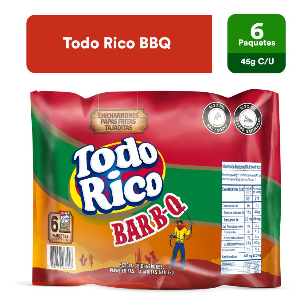 Pasabocas TODO RICO (270 gr)