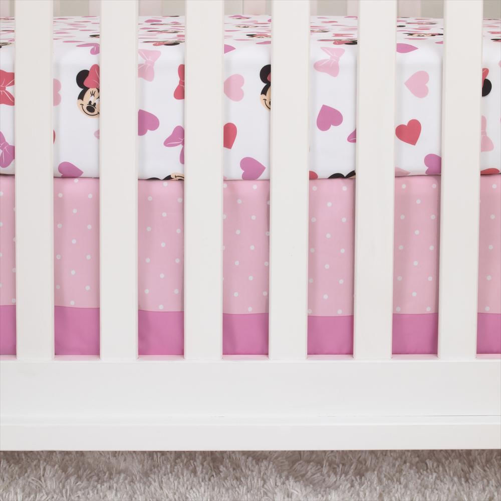 Set De 3 Piezas De Ropa Para Cuna Disney Minnie Mouse Incluye Caja De img #2