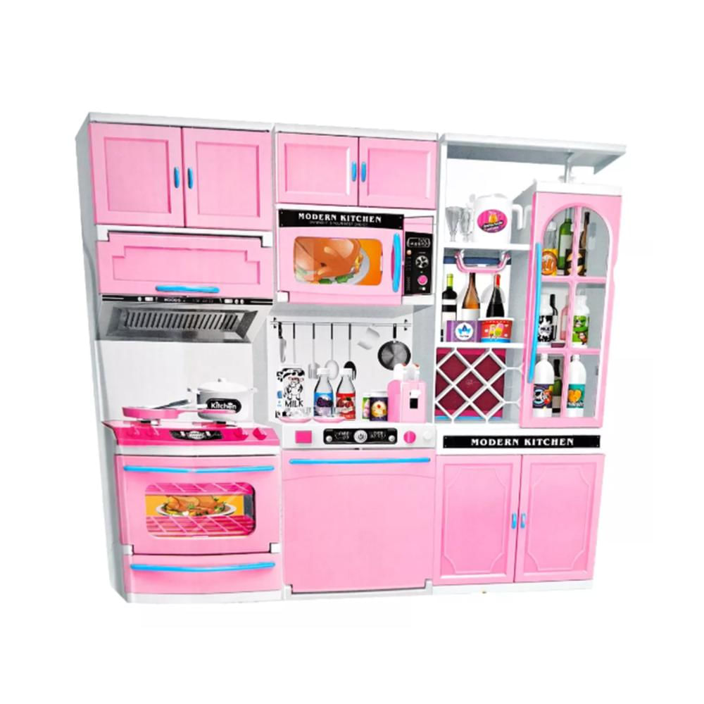 Cocina Muñecas Horno Barbi*E Luz Sonido 3 Modulos