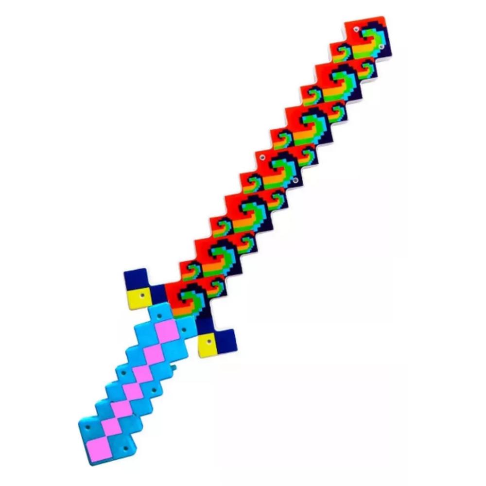 Juguete Espada Minecraft Diamante Niños Led Sonido Dizfras