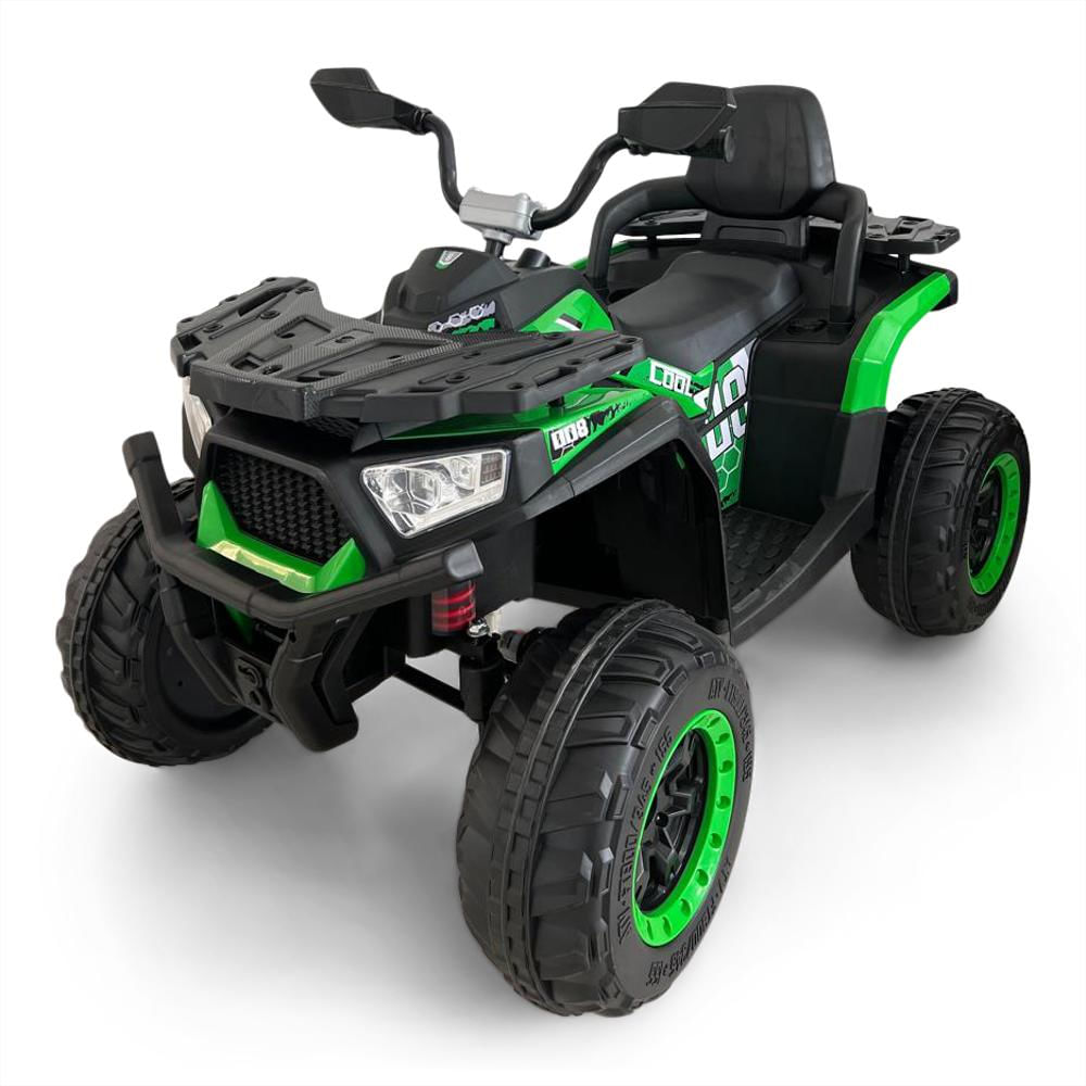 Cuatrimoto Eléctrica Infantil 12V 4 Motores Control Remoto Verde img #2