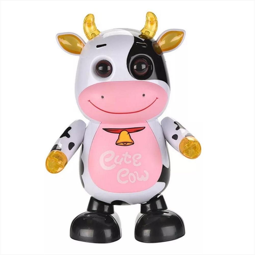 Vaca Robot Granja Juguete Luces Sonido Movimiento + Bateria img #1