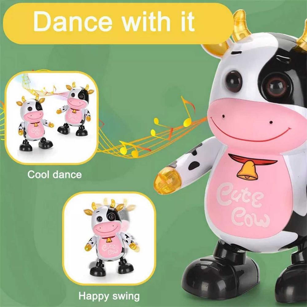 Vaca Robot Granja Juguete Luces Sonido Movimiento + Bateria img #4
