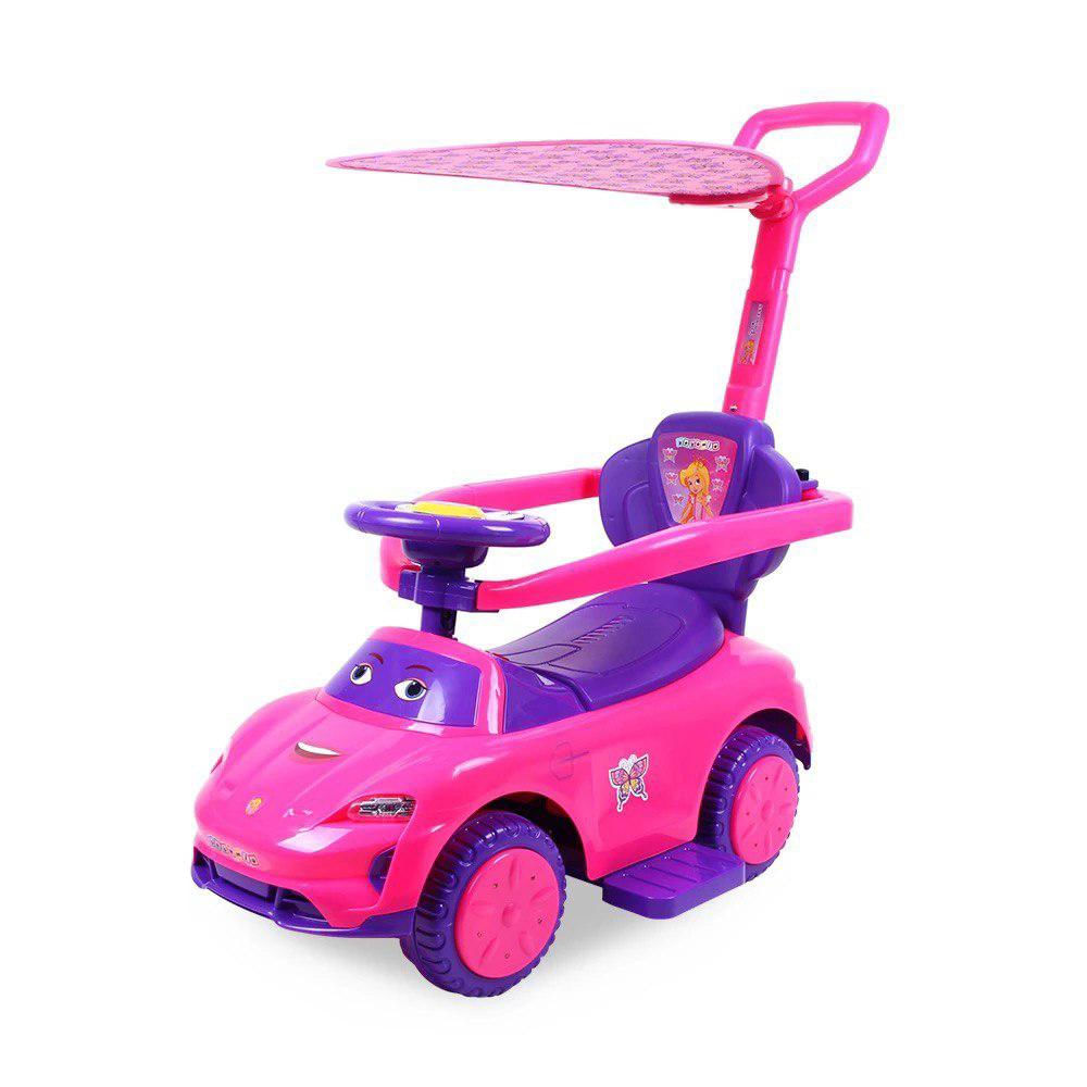 Carrito Montable Paseador Ferrari Para Bebes Rosa Con Morado