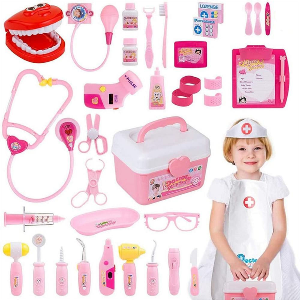 Juguete Kit Médico Infantil Enfermera Accesorios Didáctico img #1