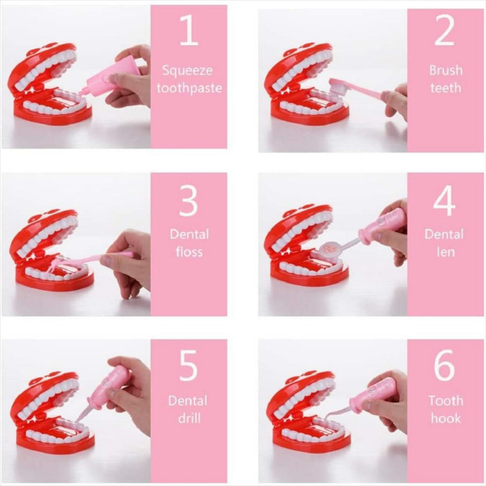 Juguete Kit Médico Infantil Enfermera Accesorios Didáctico img #3