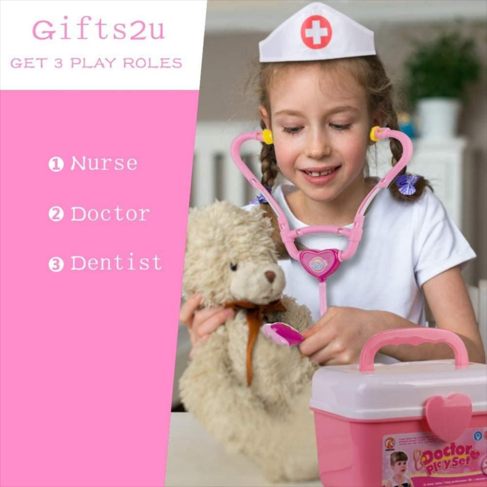 Juguete Kit Médico Infantil Enfermera Accesorios Didáctico img #5