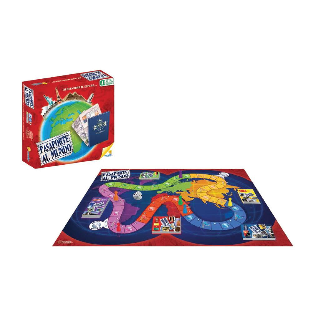 Juego De Mesa Ronda Pasaporte Al Mundo 10 img #1