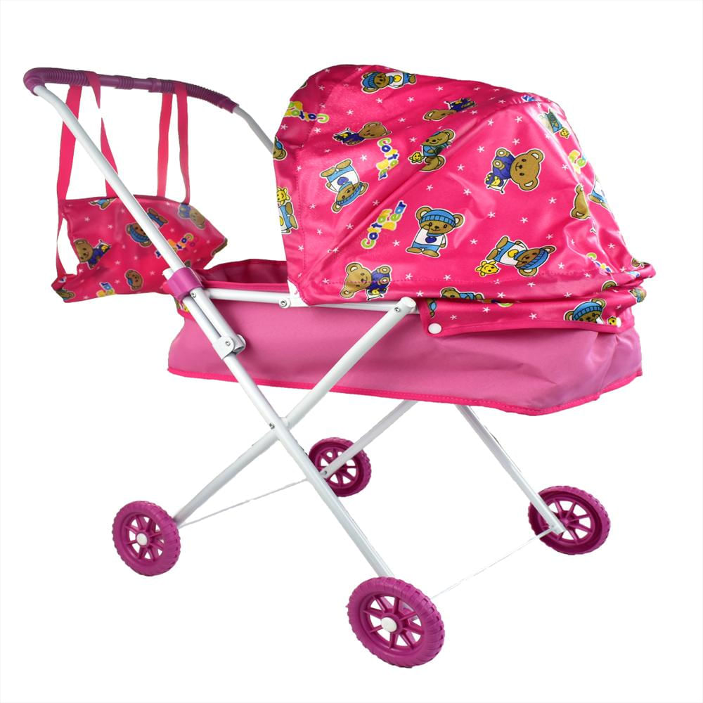 Coche De Juguete Moises Para Niña Fucsia img #1