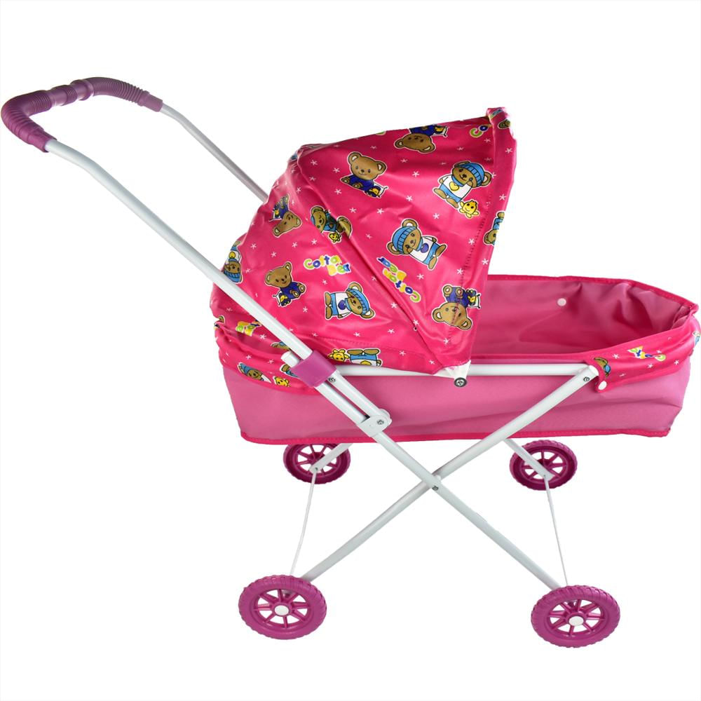 Coche De Juguete Moises Para Niña Fucsia img #2