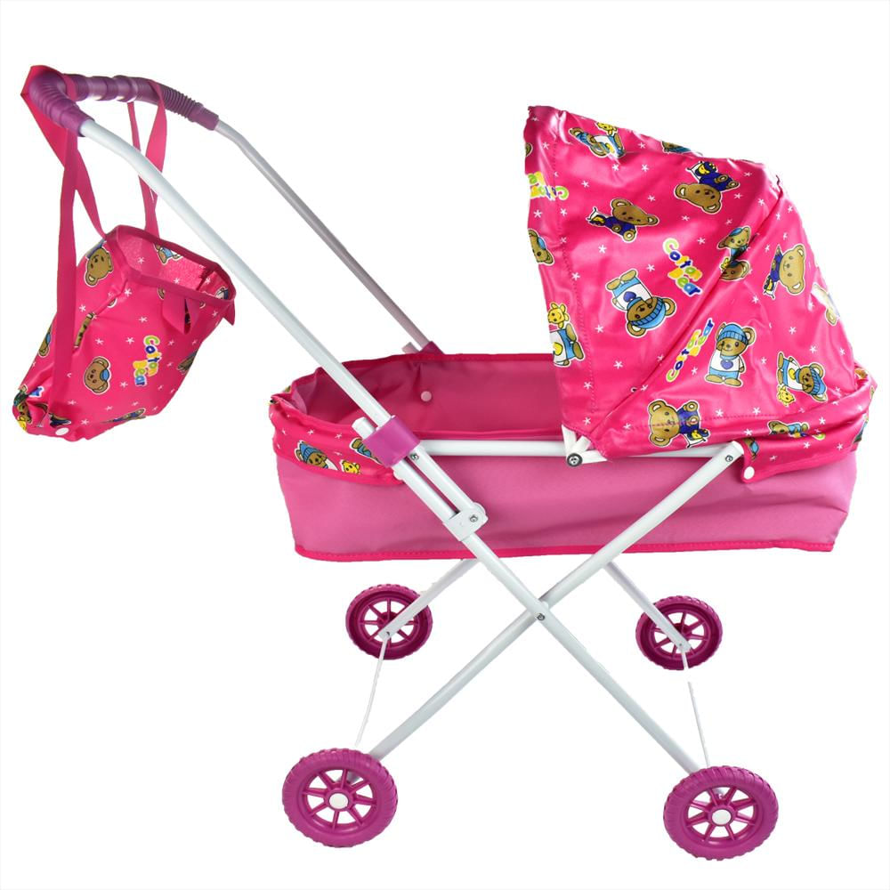 Coche De Juguete Moises Para Niña Fucsia img #3