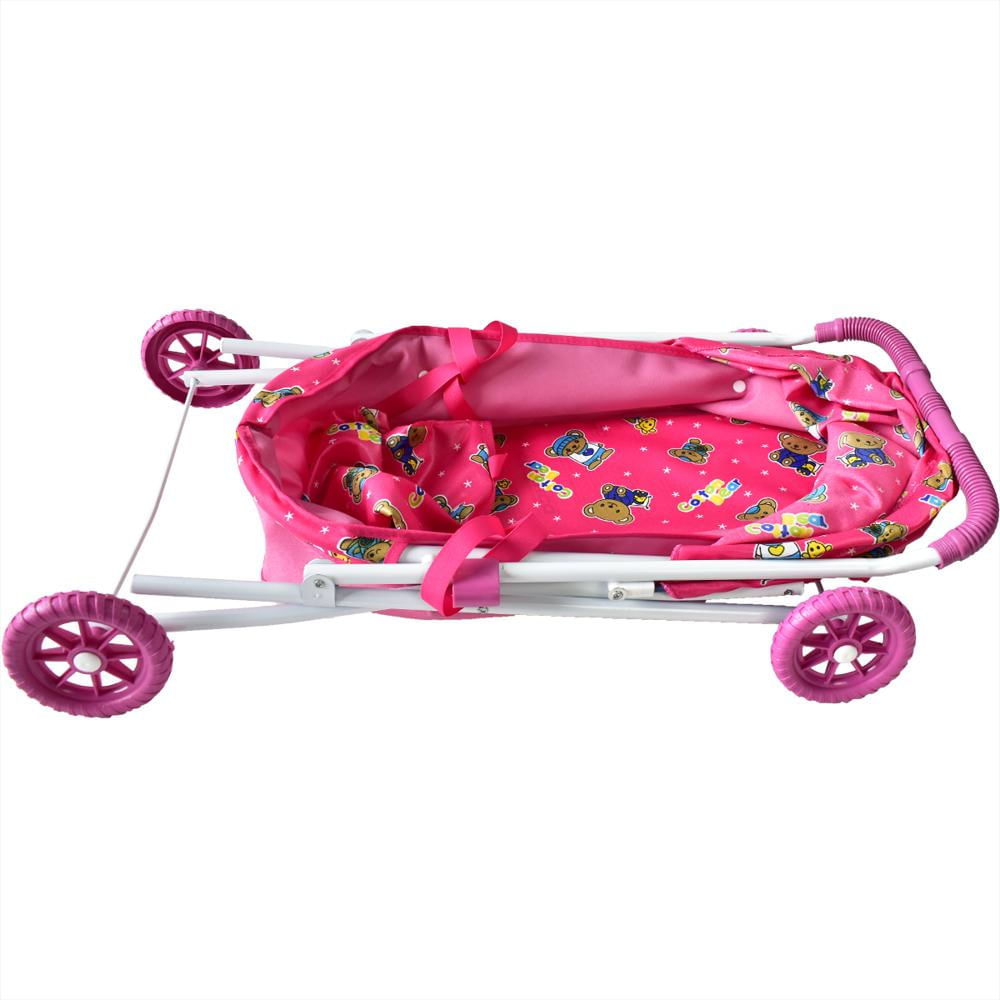 Coche De Juguete Moises Para Niña Fucsia img #4