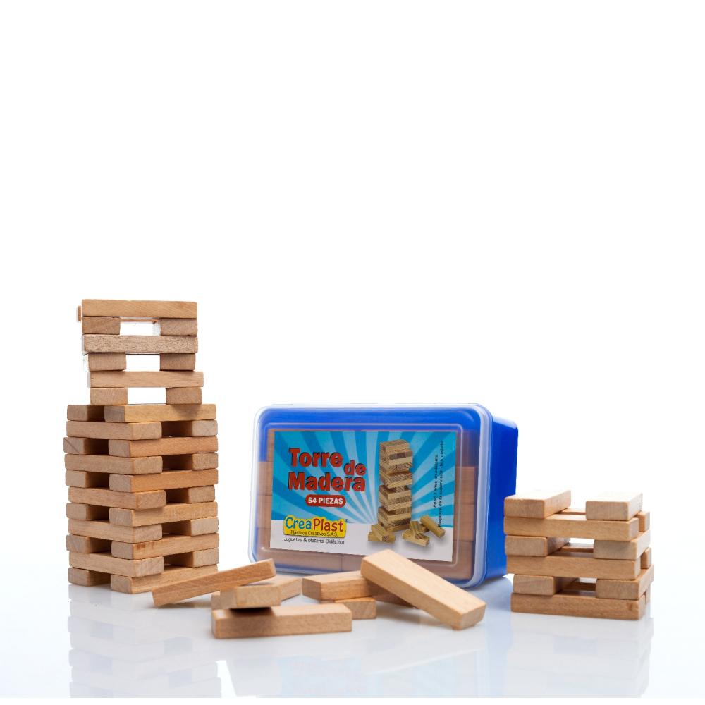 Jenga En Caja Plástica