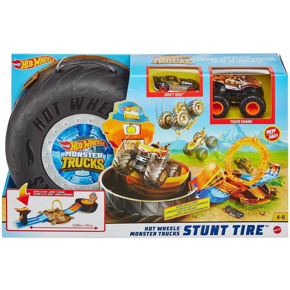 Pista Hot Wheels Monster Trucks Llanta De Acrobacias img #1