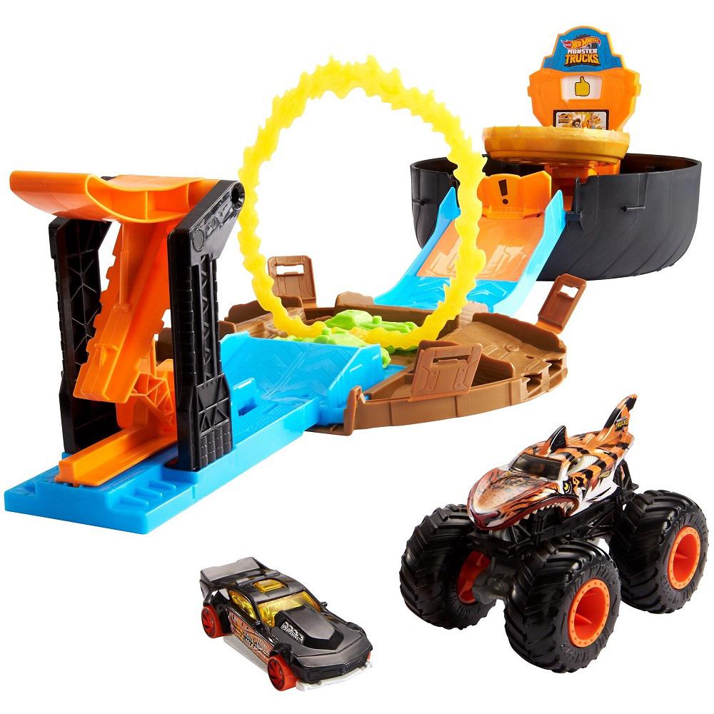 Pista Hot Wheels Monster Trucks Llanta De Acrobacias img #2