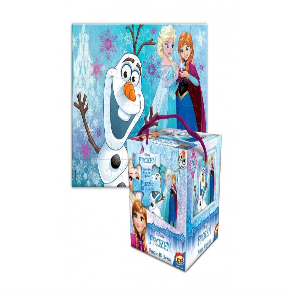 exito.com | Frozen Rompecabezas 48 Piezas Cuadrado Juego