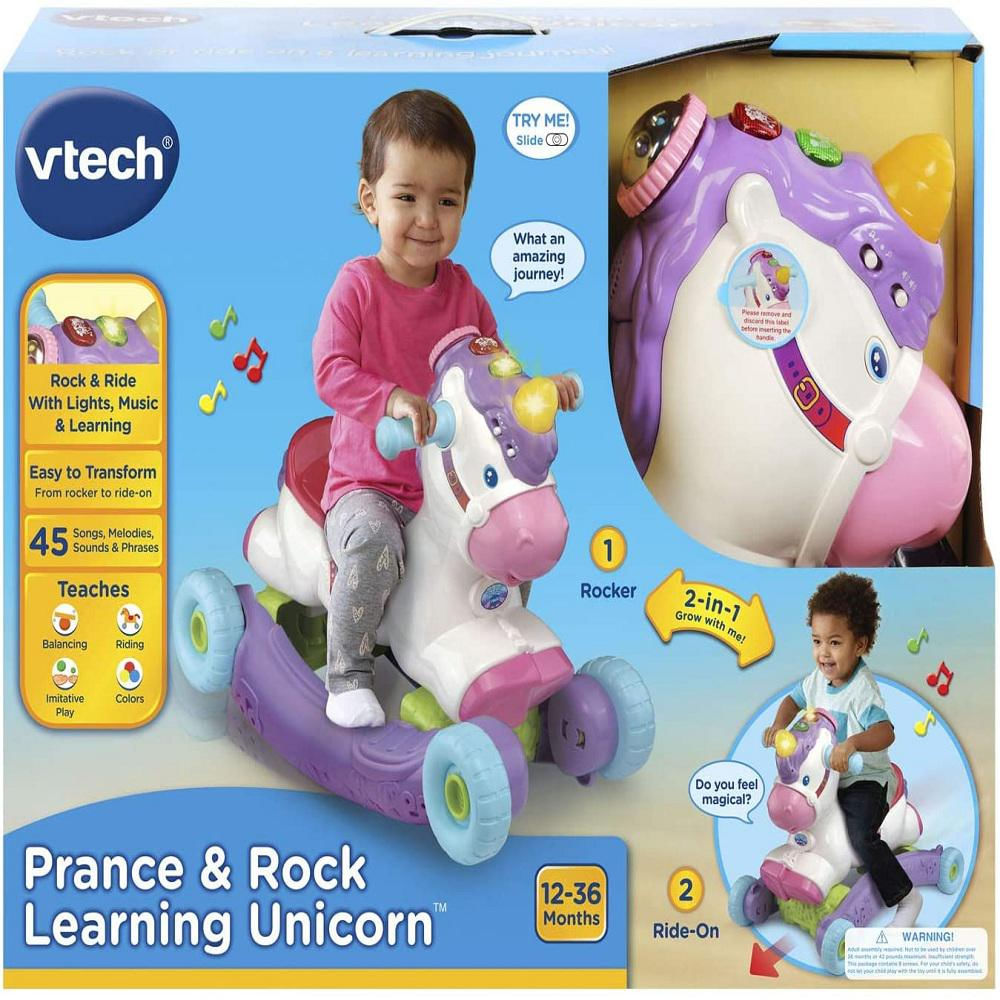 Unicornio Montable Andadera Con Luces Y Sonidos Vtech img #1